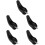 5Pcs Compact Motorcycle Storage Hangers Black Hook Accessories 8