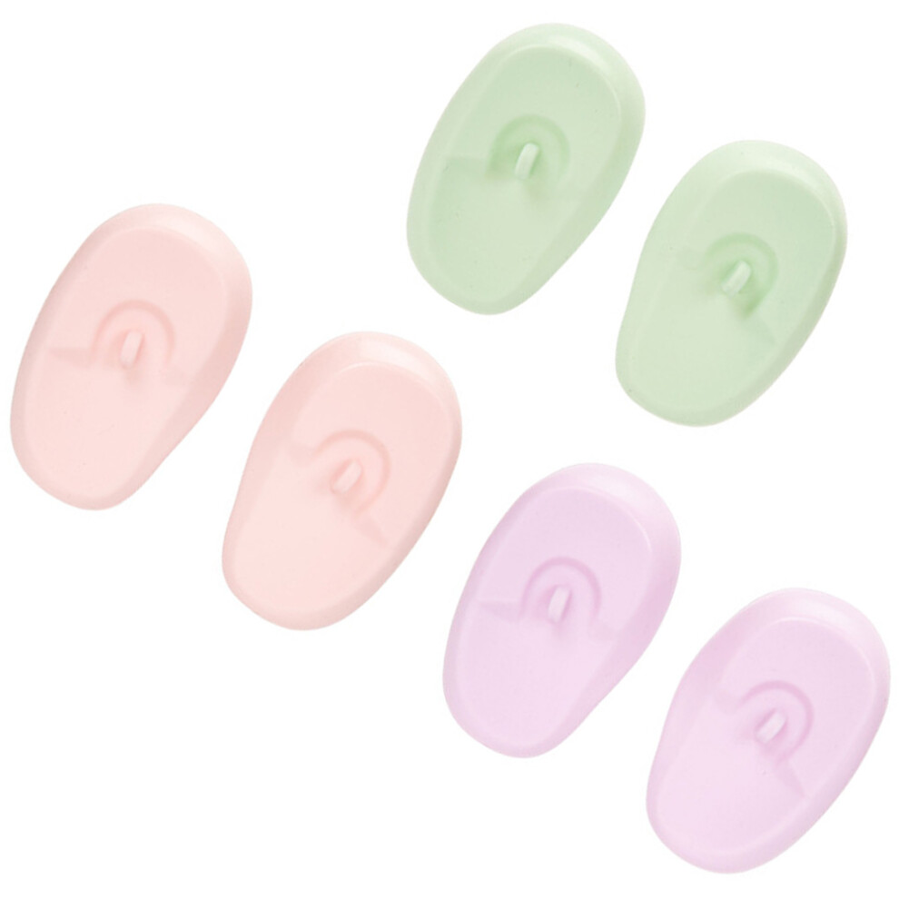 Villcase Assorted Silicone Ear Muffs For Hair Dye And Noise Reduction
