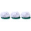 3Pcs Light Blue Mesh Working Hat Reusable Protective Chef Cap 4