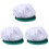 3Pcs Light Blue Mesh Working Hat Reusable Protective Chef Cap 2