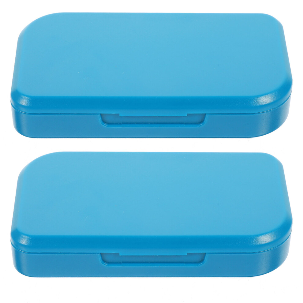 Artibetter White 8Pcs Weekly Pills Organizer Portable Medicine Storage Case