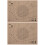 2Pcs Professional PVC Cutting Mat Double-Sided Non-Slip Craft Tool Pad 5