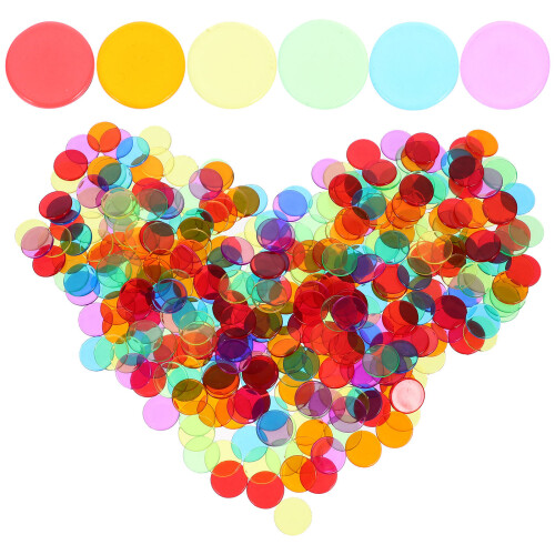 1500Pièces Marqueurs Plastiques Multicolores Pour Jeux En 1