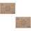 2Pcs Professional PVC Cutting Mat Double-Sided Non-Slip Craft Tool Pad 6