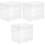 3Pcs Acrylic Clear Drawer Storage Box with Six Compartments for Desk 4