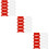 60Pcs Mini Roadblock Model Toy ABS Assorted Color Decorative Playset 11