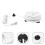 2Pcs White Mini Washing Machine Portable USB Powered Small Laundry 11