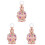3Pcs Multi Glass Perfume Bottles Reusable Essential Oil Containers 2