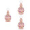 3Pcs Multi Glass Perfume Bottles Reusable Essential Oil Containers 6
