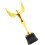 1Pc Durable Plastic Gold Award Trophy for Kids and Educational Use 4