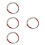 16Pcs 4 String Bass Guitar Strings Metal Assorted Color Acoustic Set 9