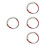 16Pcs 4 String Bass Guitar Strings Metal Assorted Color Acoustic Set 8