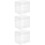 3Pcs Acrylic Clear Drawer Storage Box with Six Compartments for Desk 9