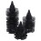 150Pcs Durable Black Plastic Cone Planter Inserts for Garden Pots 3
