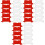 60Pcs Mini Roadblock Model Toy ABS Assorted Color Decorative Playset 5