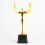 1Pc Durable Plastic Gold Award Trophy for Kids and Educational Use 8