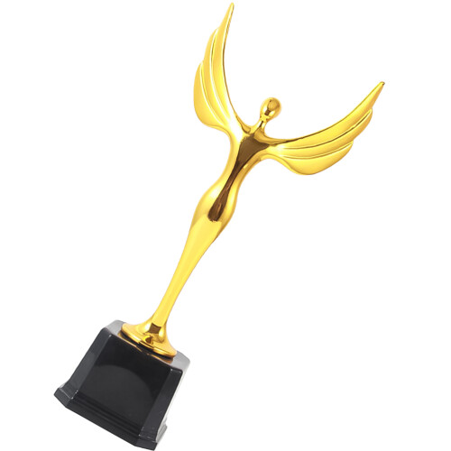 1Pc Durable Plastic Gold Award Trophy for Kids and Educational Use 2