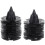 150Pcs Durable Black Plastic Cone Planter Inserts for Garden Pots 1