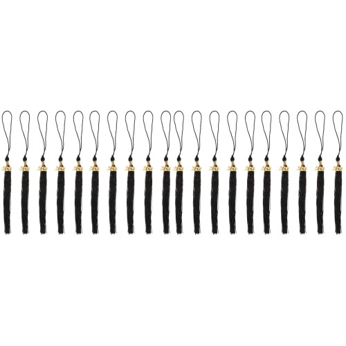 20Pcs Black Graduation Tassels for Graduation 2020 Use 1