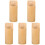 5Pcs Bamboo Kitchen Storage Container Flatware Holder for Home Use 2