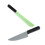 2Pcs Luminous Kids Plastic Halloween Playing Tool Long Cutter Green 1