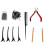 4Sets Hair Extension Tool Kit Assorted Color I Tip Beads Crochet Hooks 1