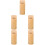 5Pcs Bamboo Kitchen Storage Container Flatware Holder for Home Use 6