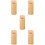 5Pcs Bamboo Kitchen Storage Container Flatware Holder for Home Use 8