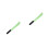 2Pcs Luminous Kids Plastic Halloween Playing Tool Long Cutter Green 9