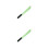 2Pcs Luminous Kids Plastic Halloween Playing Tool Long Cutter Green 5