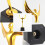 1Pc Durable Plastic Gold Award Trophy for Kids and Educational Use 2