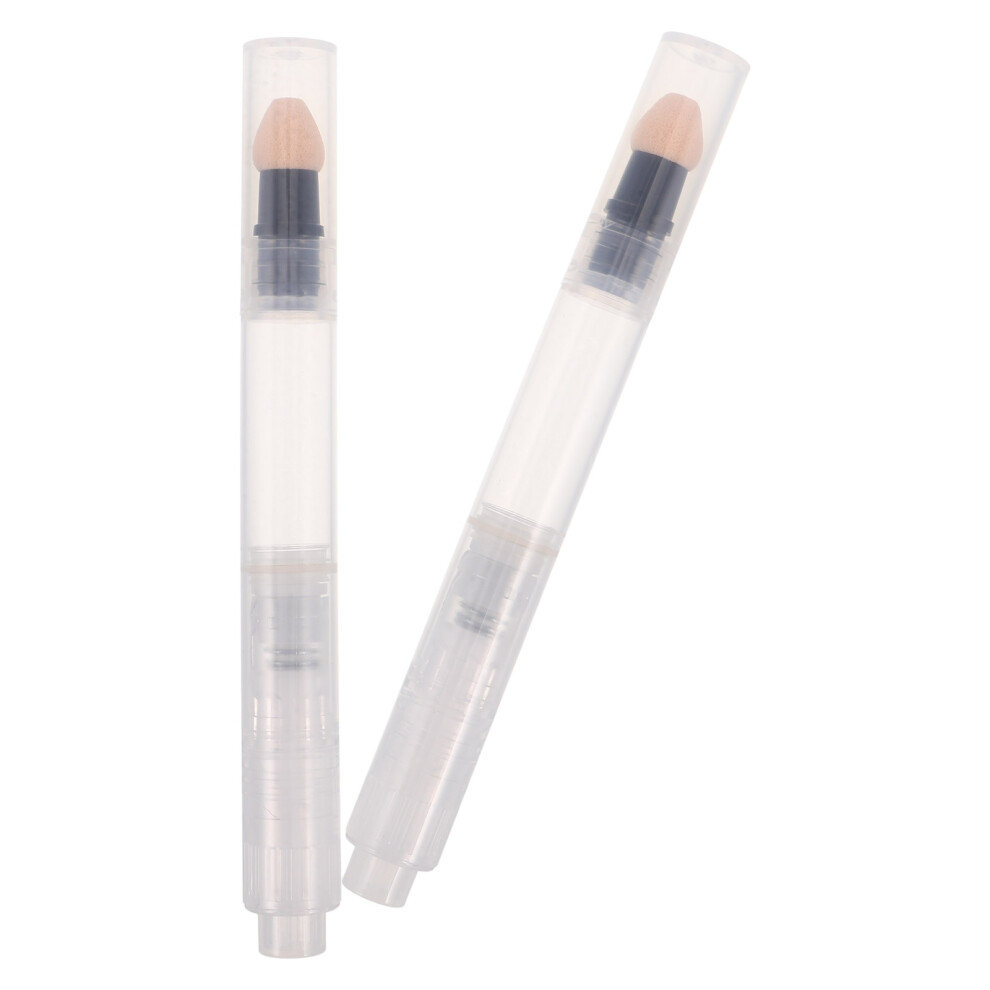 Iplusmile Cream 6Pcs Portable Transparent Powder Dispenser Pen Refillable Makeup Tool