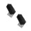 100Pcs Black Dense Grid Mesh Pad for Bonsai Pot Bottom Soil Protection 7