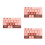 3Pcs Pink Mobile Phone Number Display Plate Temporary Parking Sign 7