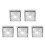 5Pcs Durable White Plastic Outdoor Waterproof Outlet Protection Covers 9