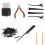 4Sets Hair Extension Tool Kit Assorted Color I Tip Beads Crochet Hooks 11