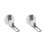 2Pcs Retractable Height Measuring Device White ABS Wall Chart for Kids 8