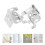 5Sets Assorted Windproof Blind Cord Holders Metal Hooks for Home Decor 9