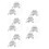 5Sets Assorted Windproof Blind Cord Holders Metal Hooks for Home Decor 4