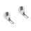 2Pcs Retractable Height Measuring Device White ABS Wall Chart for Kids 4