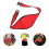4Pcs Microphone Waist Bag Polyester Adjustable Mic Holder 10
