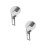 2Pcs Retractable Height Measuring Device White ABS Wall Chart for Kids 3