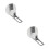 2Pcs Retractable Height Measuring Device White ABS Wall Chart for Kids 5