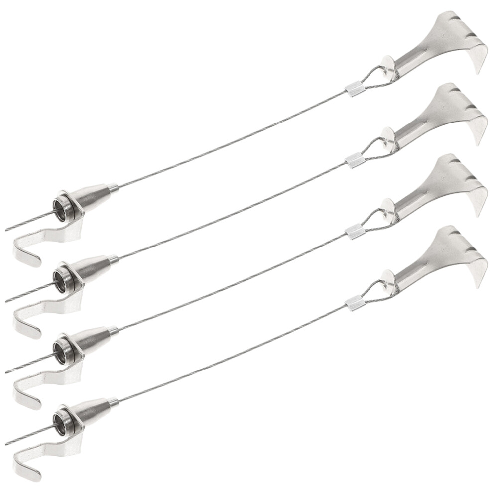 20Sets Sturdy Silver Picture Hanging Cord Rope For Heavy Duty Frames 353813288876