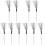 5Pairs Professional Drum Wire Brush White Wood Handle for Drum Sets 2