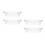 4Pcs Clear High Borosilicate Glass Tea Kettle Lids for Tea Pot Covers 6