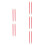 5Pairs Maple Drum Mallets Red Felt Head Double-Head Percussion Sticks 4