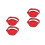4Pcs Microphone Waist Bag Polyester Adjustable Mic Holder 5