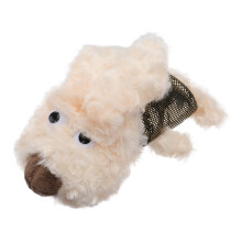 2Pcs Beige Plush Club Head Covers Soft Durable Golf Club Accessories