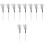 5Pairs Professional Drum Wire Brush White Wood Handle for Drum Sets 4